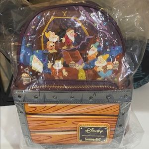 Loungefly 7 Dwarfs Mine Cart Backpack